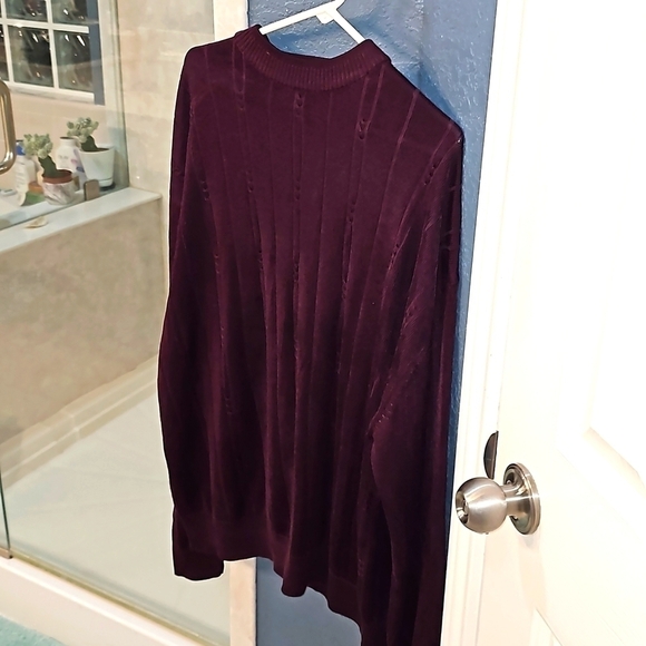 Pronto-Uomo Mens Maroon Pullover XL  excellent condition - Picture 7 of 7